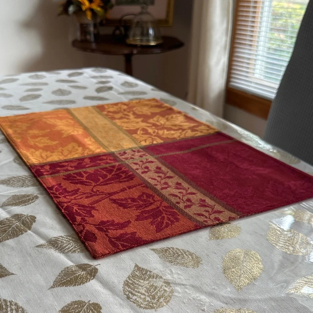 Thanksgiving/fall cloth, placemat, replacement One placement